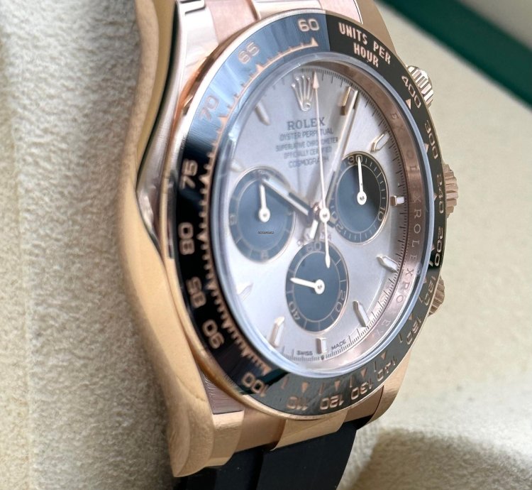 Rolex Daytona Rose Gold Oysterflex Sundust Dial 126515ln Unworn 2024