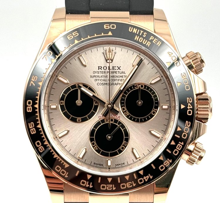 Rolex Daytona Rose Gold Oysterflex Sundust Dial 126515ln Unworn 2024