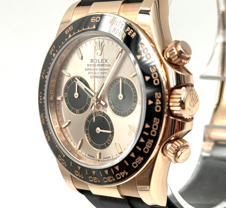 Rolex Daytona Rose Gold Oysterflex Sundust Dial 126515ln Unworn 2024