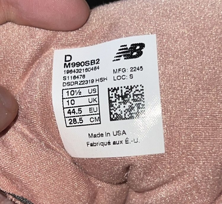 Ds Sand Be The Time New Balance 990v2
