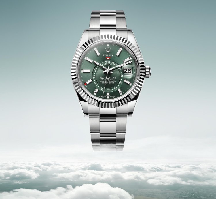 Rolex Sky-dweller New 2025 336934 Green Oyster Steel 42 Mm