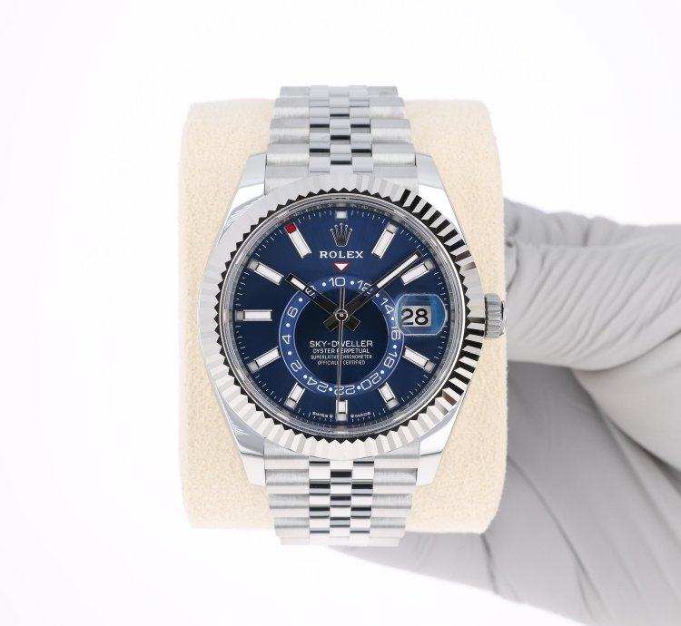 Rolex Sky-dweller New 2025 April 336934 Blue Jubilee Steel 42 Mm
