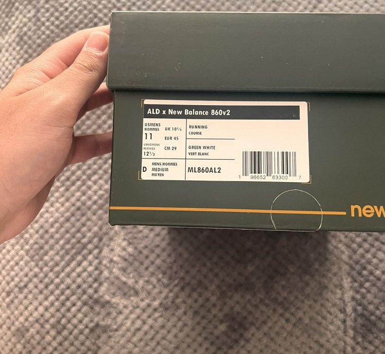 Green Ald New Balance 860v2
