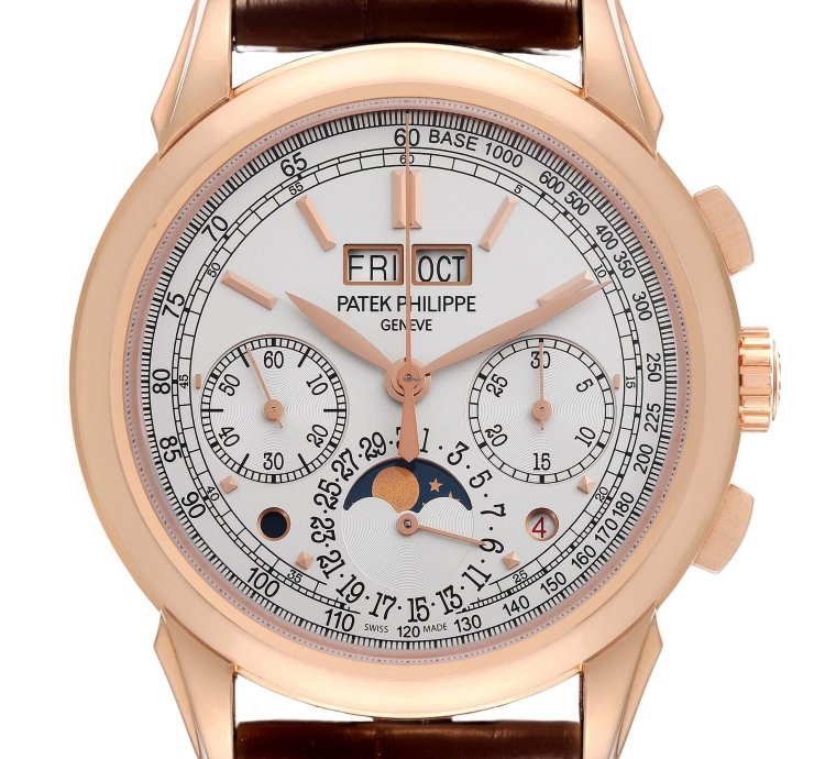 Patek Philippe Perpetual Calendar Chronograph Grand Complications Perpetual Calendar Rose Gold Watch 5270 Box Papers