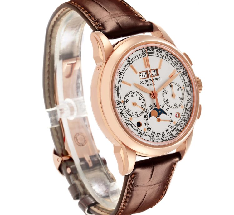 Patek Philippe Perpetual Calendar Chronograph Grand Complications Perpetual Calendar Rose Gold Watch 5270 Box Papers