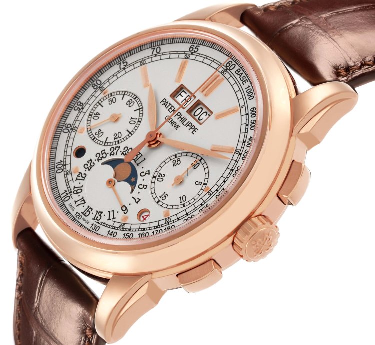 Patek Philippe Perpetual Calendar Chronograph Grand Complications Perpetual Calendar Rose Gold Watch 5270 Box Papers