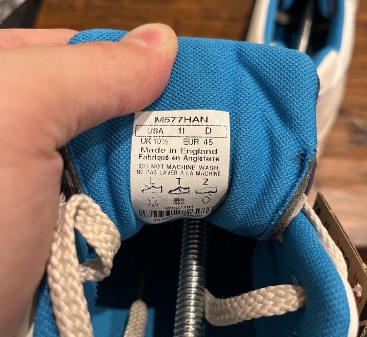 Hanon New Balance 577 - Flimby Legend - Size 11 - Ds