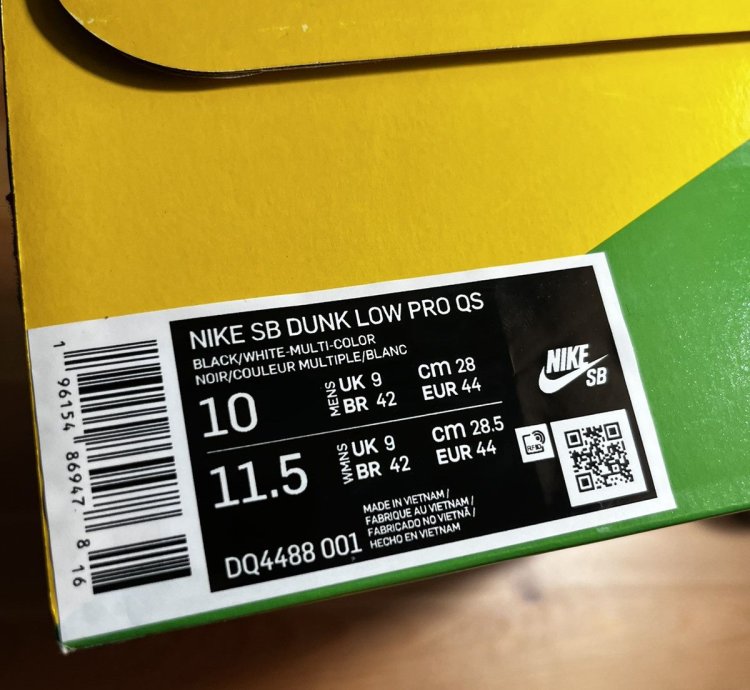 Nike Sb Dunk Low Neckface Sz 10 Ds