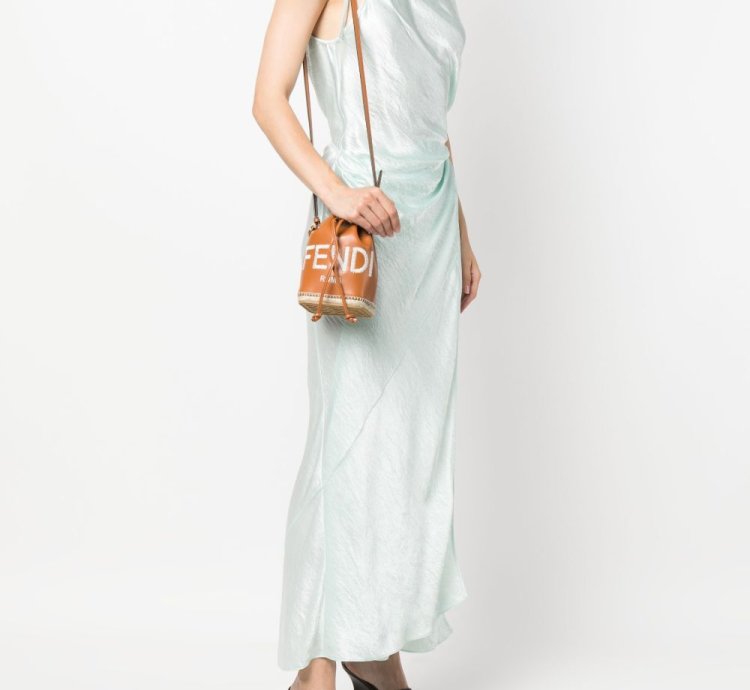 Fendi Small Mon Tresor Leather Bucket Bag