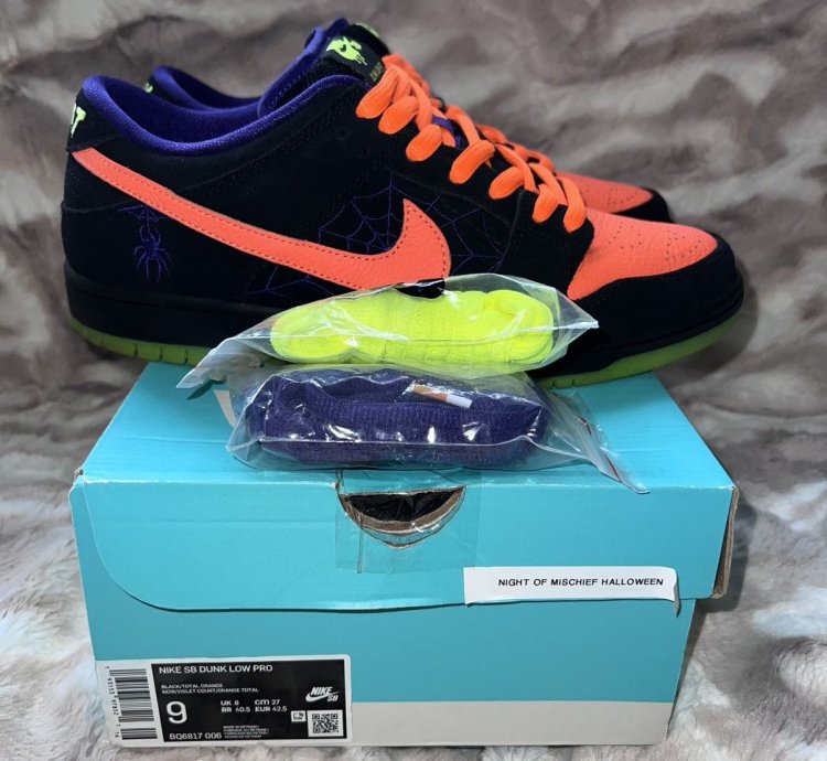Nike Sb Dunk Low Night Of Mischief Halloween