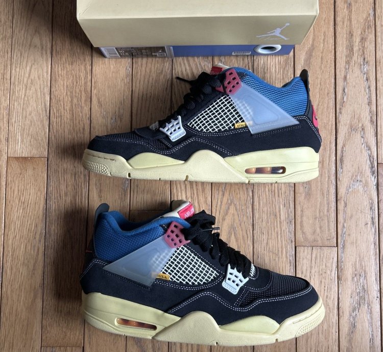 Jordan Union La- Air Jordan 4 Off Noir