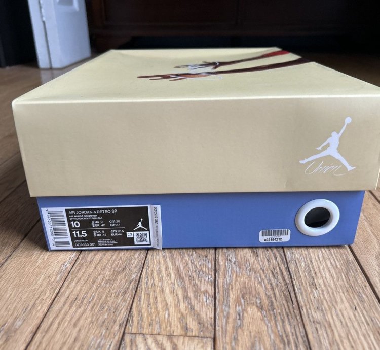 Jordan Union La- Air Jordan 4 Off Noir
