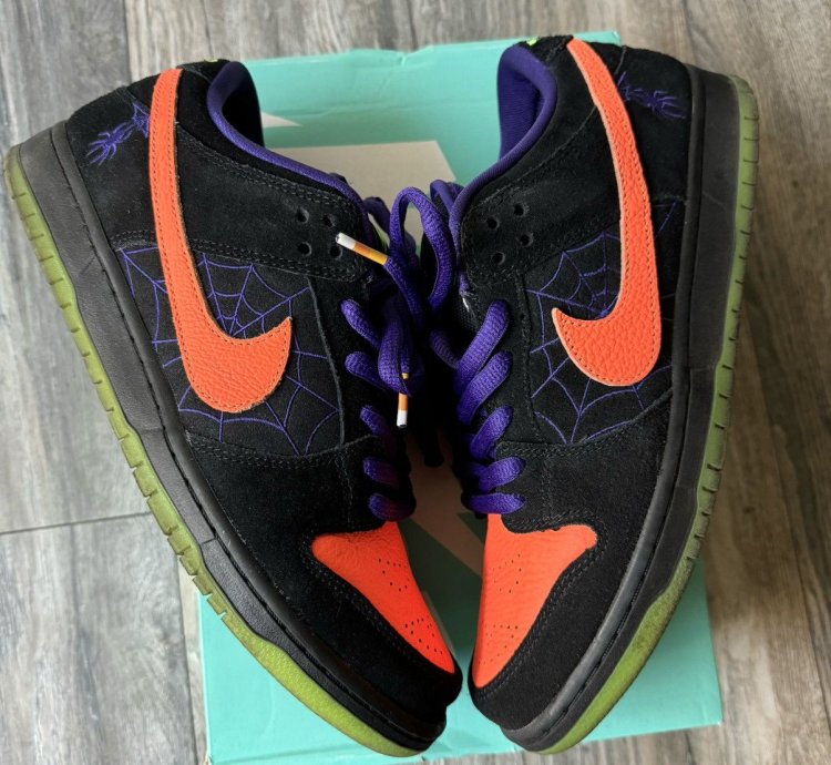 Nike Sb Dunk Low Night Of Mischief Size 10