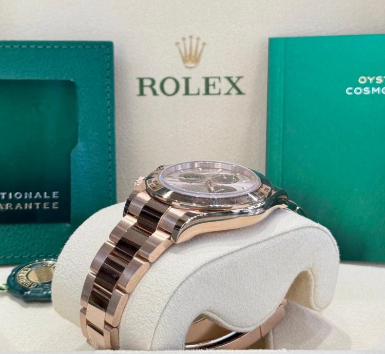 Rolex Daytona Rose Gold Sundust Black Dial 2024