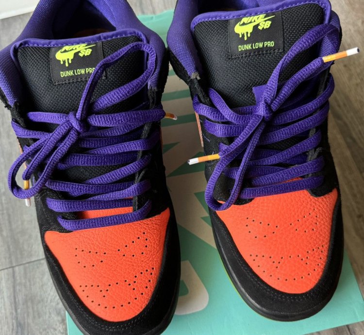 Nike Sb Dunk Low Night Of Mischief Size 10