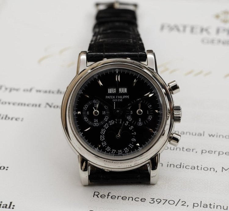 Patek Philippe Perpetual Calendar Chronograph In Platinum Ref 3970 2