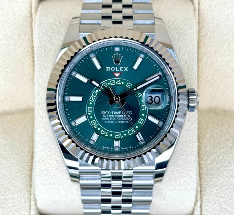 Rolex Sky-dweller New 2025 Sky-dweller 42mm 336934 Jubilee Green Dial