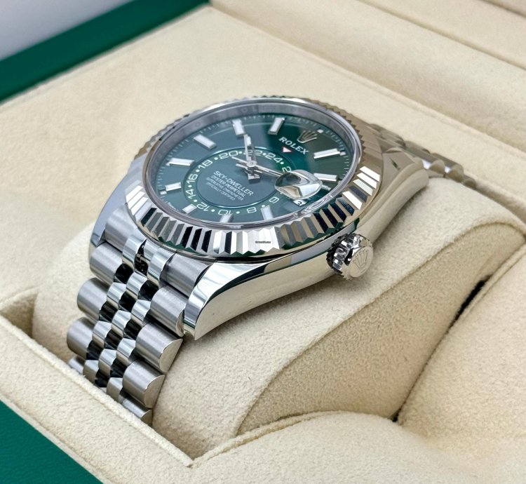 Rolex Sky-dweller New 2025 Sky-dweller 42mm 336934 Jubilee Green Dial