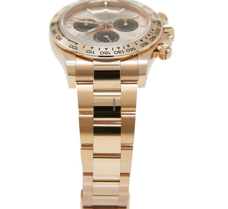 Rolex Daytona Rose Gold Sundust Dial On Oyster Bracelet Complete Set Like New 2024
