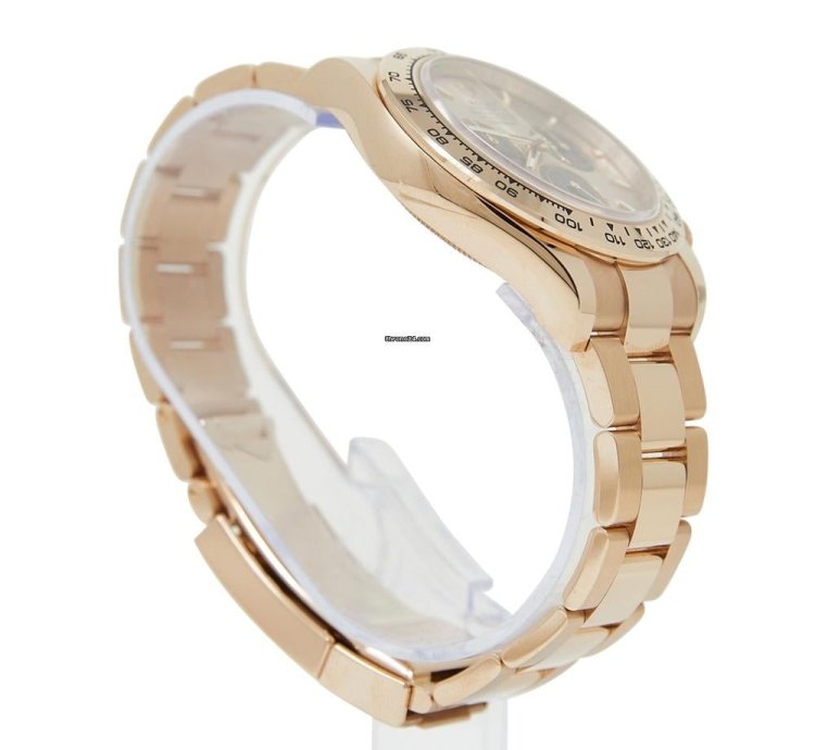 Rolex Daytona Rose Gold Sundust Dial On Oyster Bracelet Complete Set Like New 2024