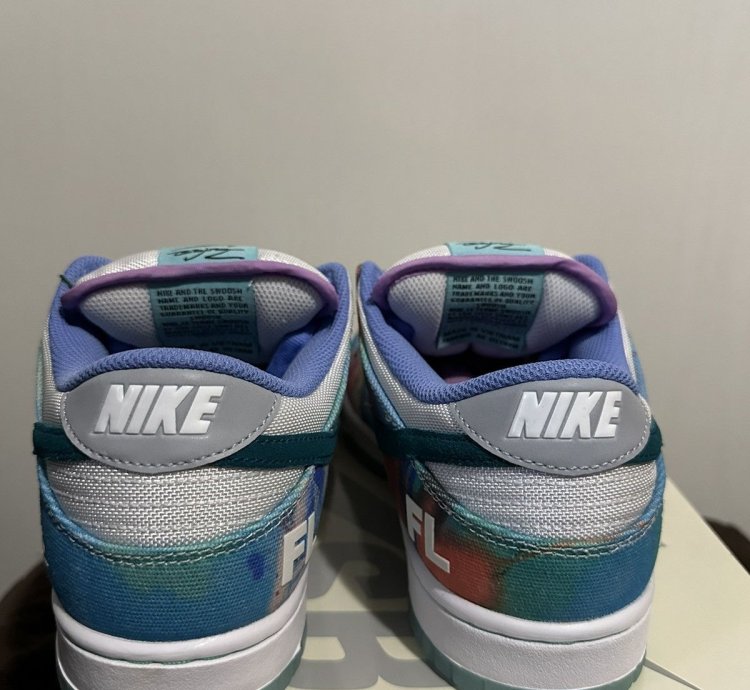 Nike Sb Dunk Low Og Qs Futura Laboratories Bleached Aqua