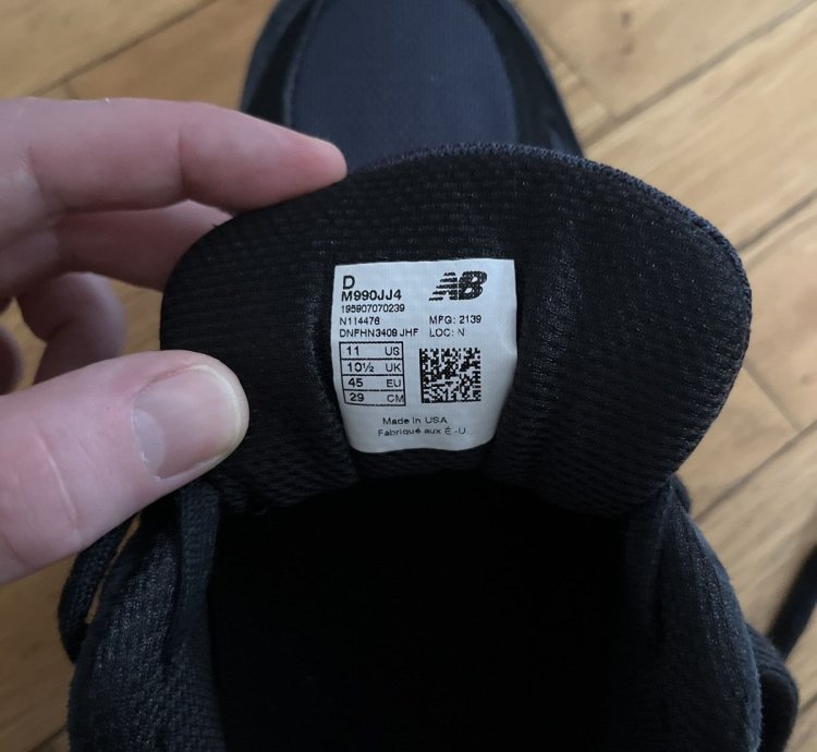 Jjjjound 990v4 Made In The Usa- Navy M11