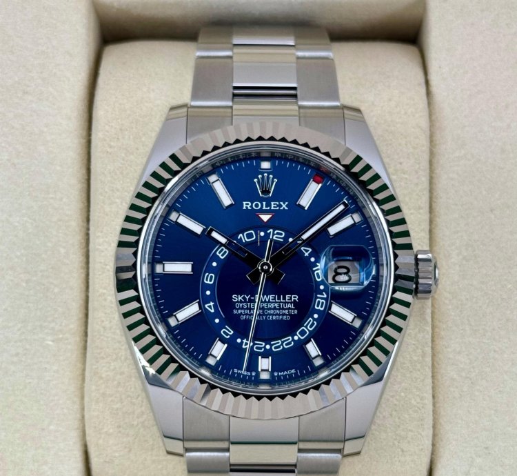 Rolex Sky-dweller New 2025 Sky-dweller 42mm 336934 Stainless Steel Oyster Blue Dial