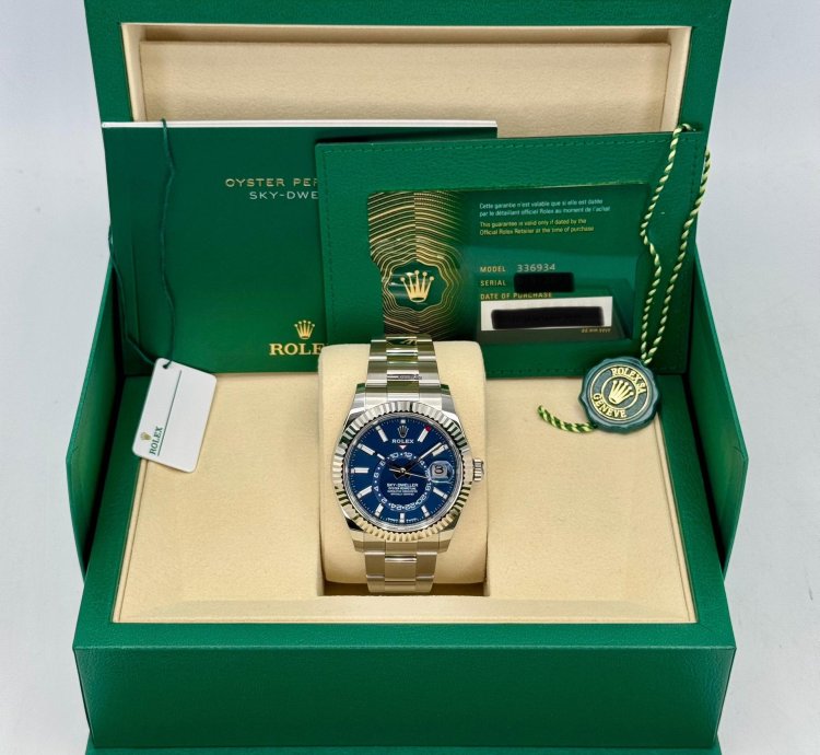 Rolex Sky-dweller New 2025 Sky-dweller 42mm 336934 Stainless Steel Oyster Blue Dial