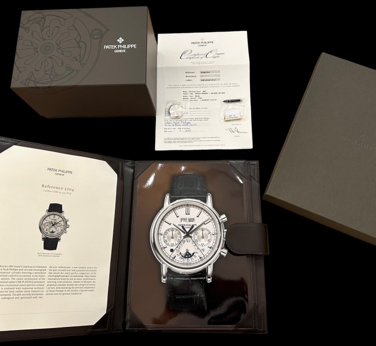 Patek Philippe Perpetual Calendar Chronograph Qp 5204p Full Set 2013