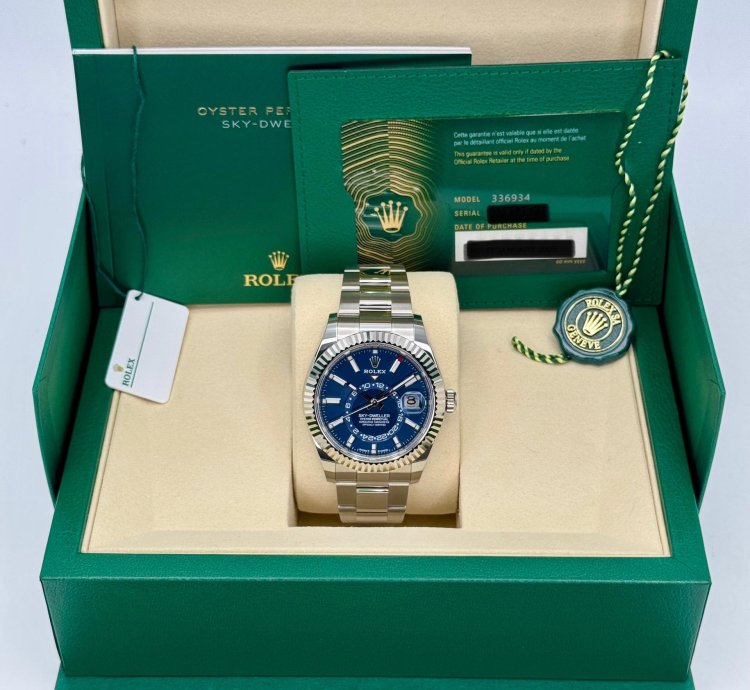 Rolex Sky-dweller New 2025 Sky-dweller 42mm 336934 Stainless Steel Oyster Blue Dial