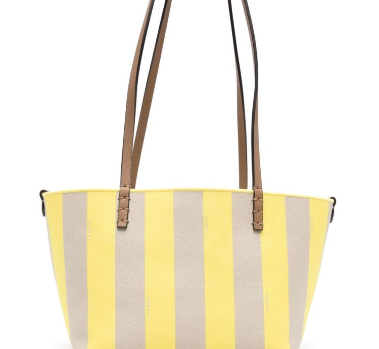 Fendi Small Roll Cotton Tote Bag