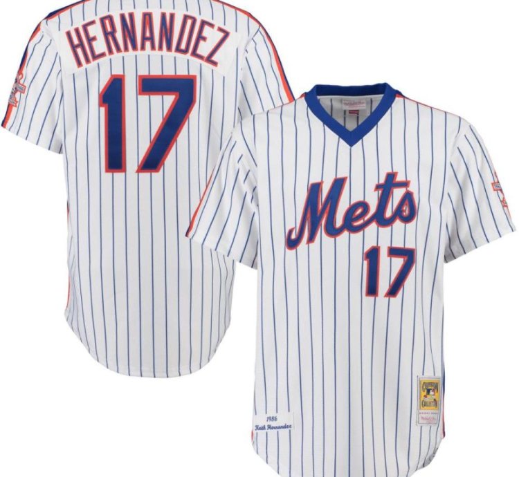 New York Mets Keith Hernandez White 1986 Throwback Pullover Jersey