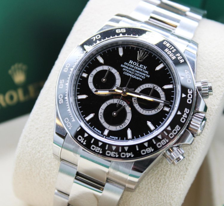 Rolex Daytona Schwarz - 126500ln - Lc100 02 2025 - Neu Ungetragen - Full Set