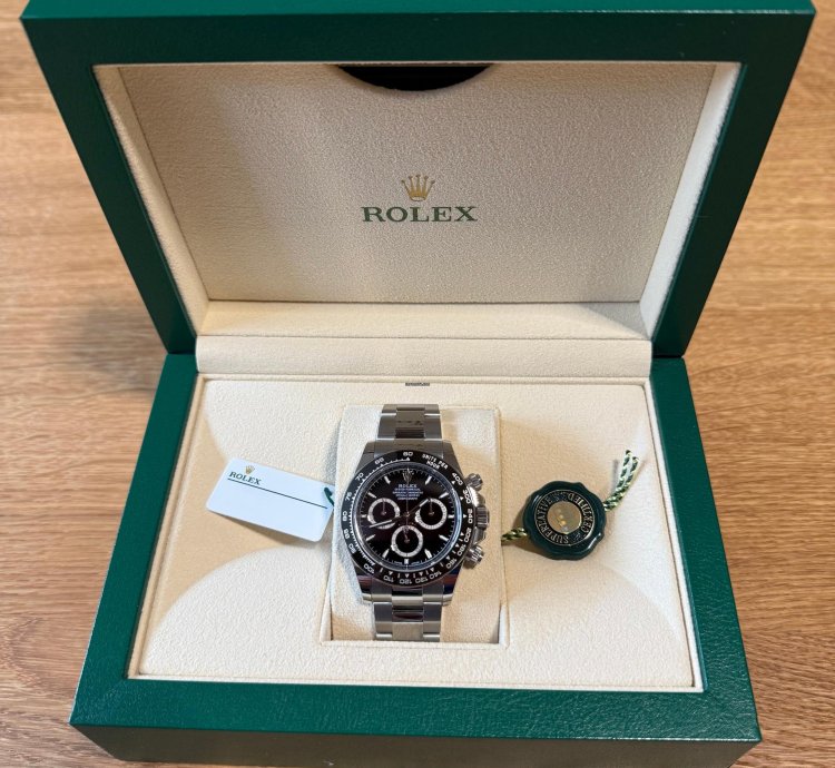 Rolex Daytona Schwarz - 2024 - Lc100 - Neu Ungetragen - Fullset