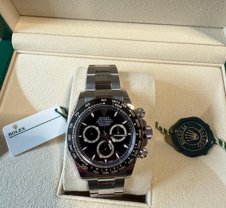 Rolex Daytona Schwarz - 2024 - Lc100 - Neu Ungetragen - Fullset