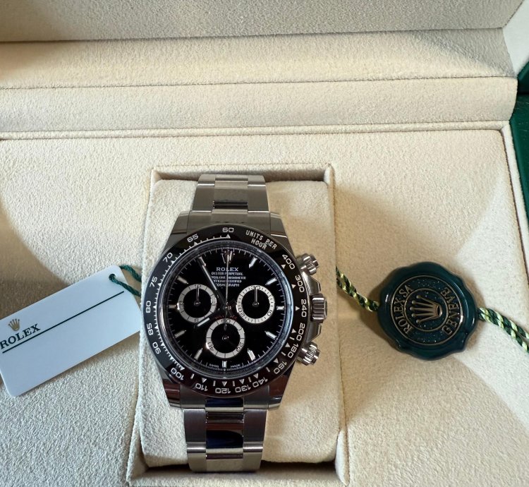 Rolex Daytona Schwarz - 2024 - Lc100 - Neu Ungetragen - Fullset