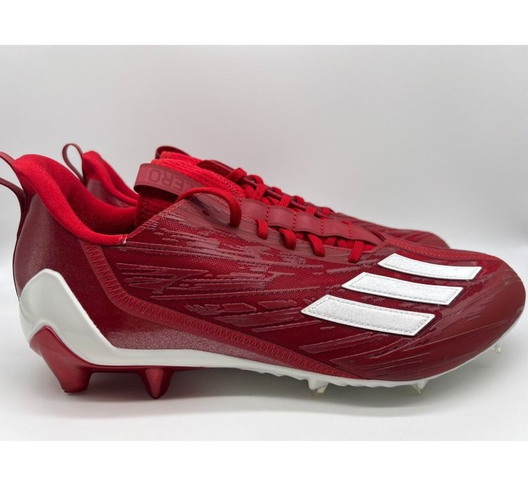 Adidas Adizero Football Cleats Red White Gw5058 Size 14
