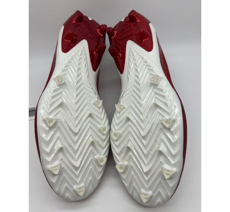 Adidas Adizero Football Cleats Red White Gw5058 Size 14