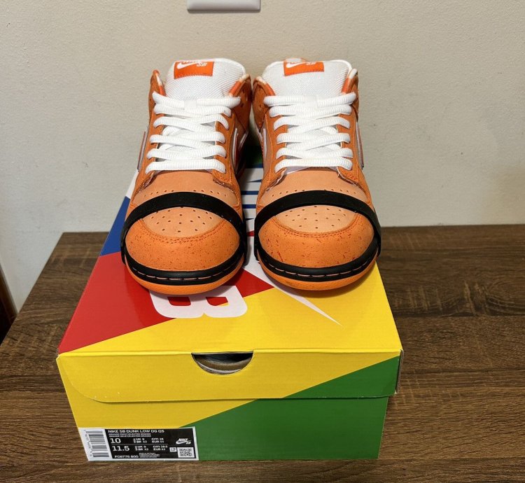 Nike Sb Dunk Low Orange Lobster Size 10m Fd8776-800 New