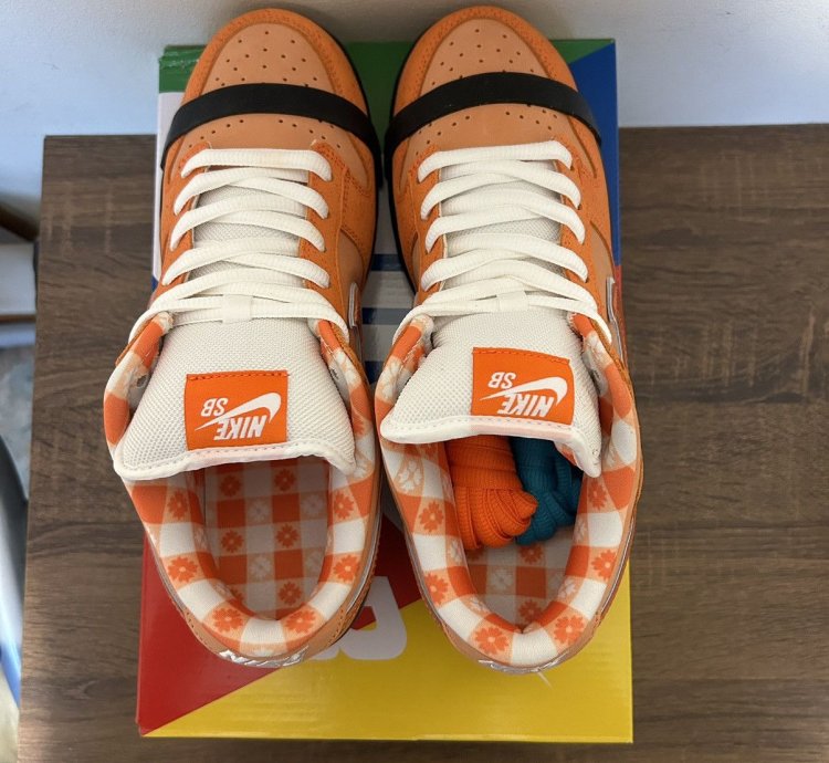 Nike Sb Dunk Low Orange Lobster Size 10m Fd8776-800 New