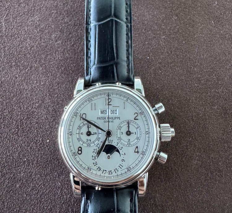 Patek Philippe Perpetual Calendar Chronograph Split Seconds Perpetual Chronograph 5004p-021 Box And Papers