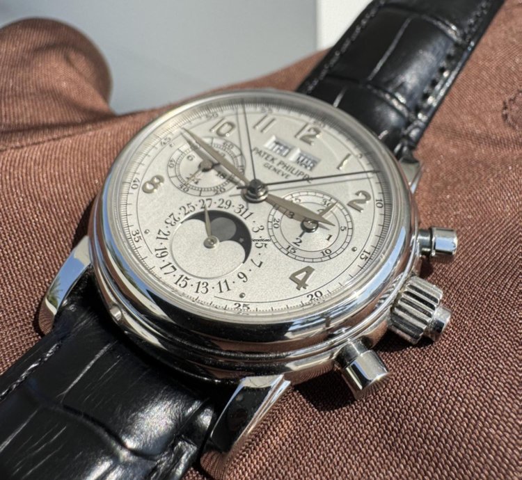 Patek Philippe Perpetual Calendar Chronograph Split Seconds Perpetual Chronograph 5004p-021 Box And Papers
