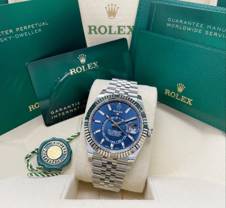 Rolex Sky-dweller New 336934 Sky-dweller Blue Dial Stainless Steel 42mm Jubilee Bracelet