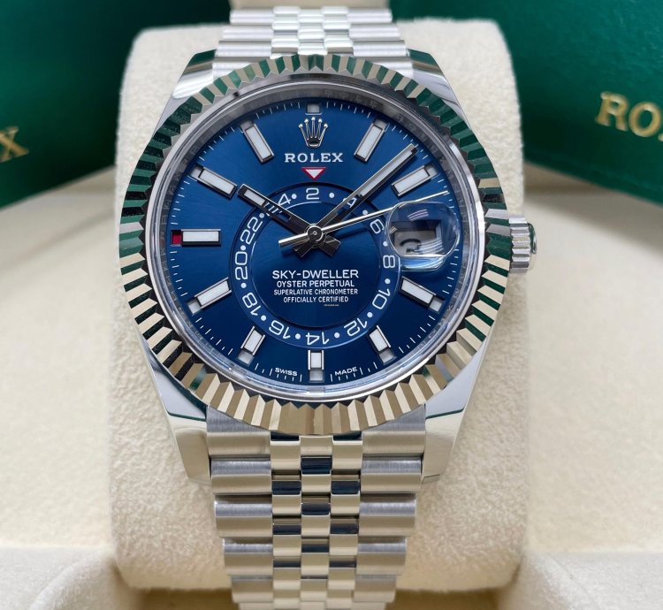 Rolex Sky-dweller New 336934 Sky-dweller Blue Dial Stainless Steel 42mm Jubilee Bracelet