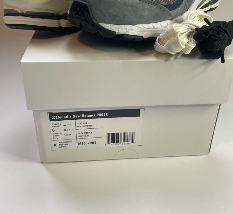 Jjjjound New Balance 2002r Storm Blue Size 8m 9 5w