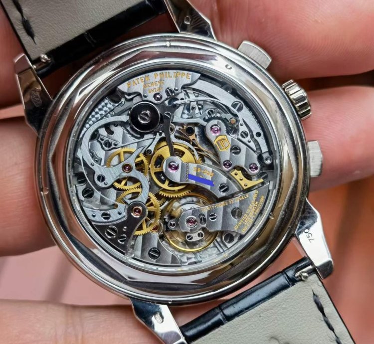 Patek Philippe Perpetual Calendar Chronograph White Gold White Dial Watch 41mm Grand Complications Chronograph