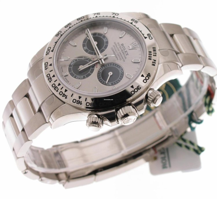 Rolex Daytona Silver Dial 116509 With Stickers