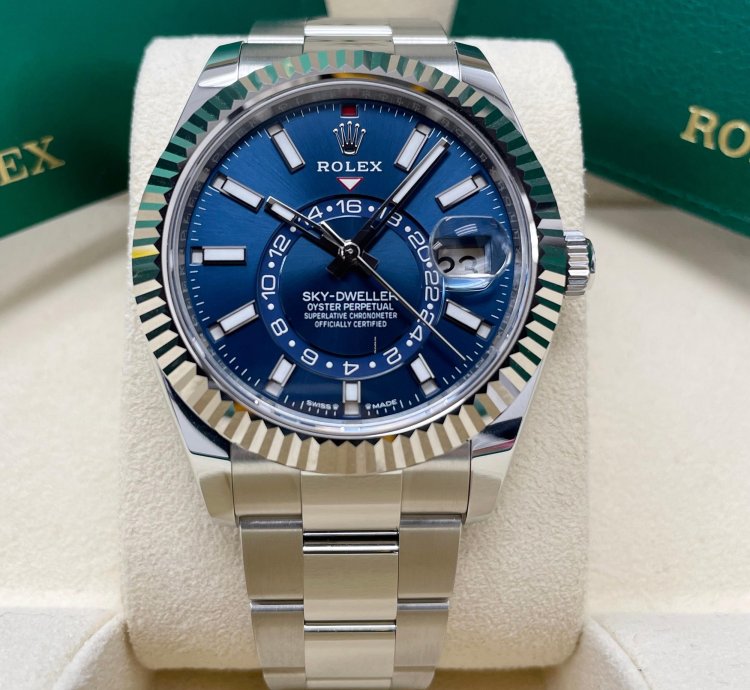 Rolex Sky-dweller New 336934 Sky-dweller Blue Dial Stainless Steel 42mm Oyster Bracelet