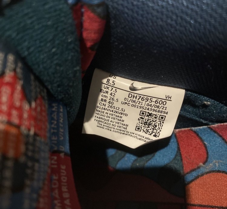 Nike Sb Dunk Low Parra Abstract Art