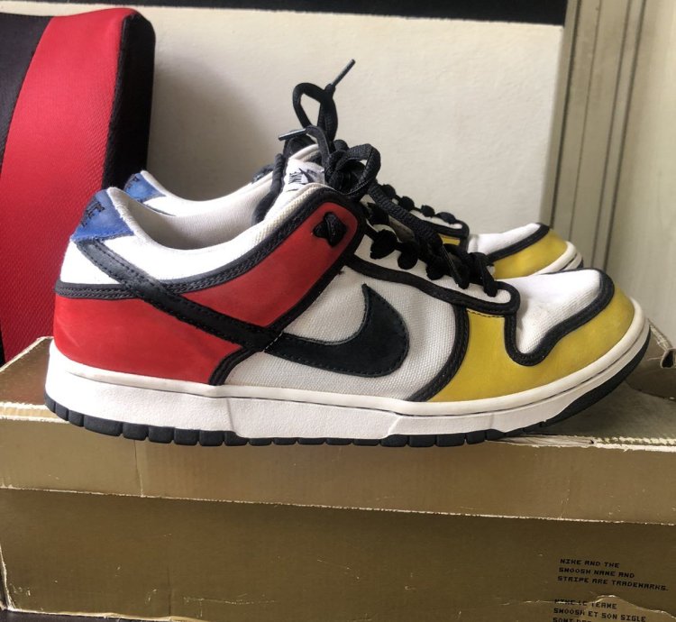 Nike Sb Dunk Low Piet Mondrian Complete